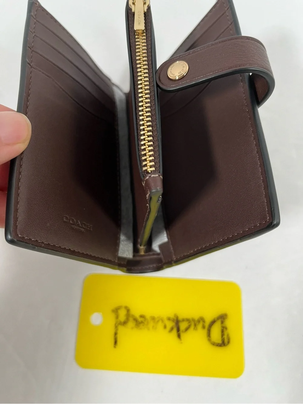 Coach 2-In-1 Wallet Maple NWT